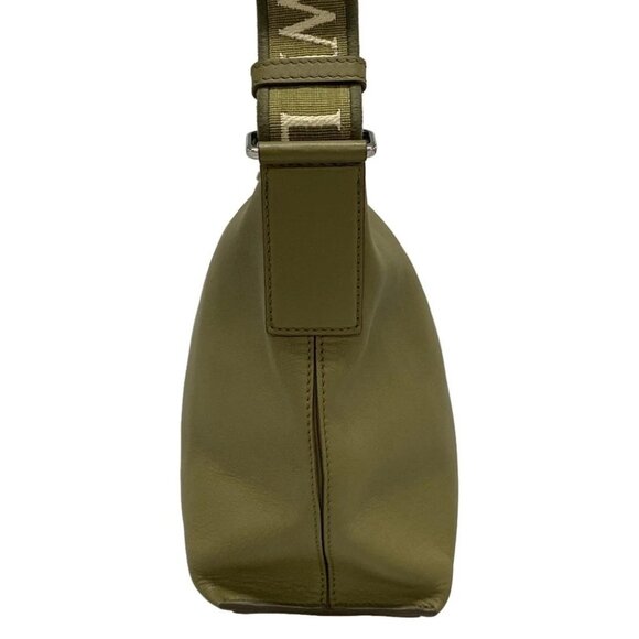 LOEWE Cubby Cross Body Bag Small - Khaki Cream Calf Skin Jacquard Shoulder Bag - Picture 4 of 14